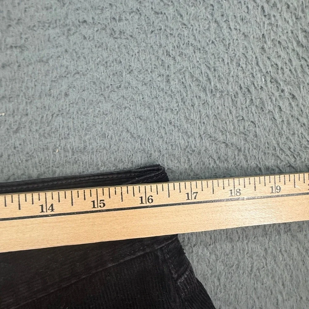 J.Crew Corduroy Pants Mens 33x30 Black Straight Leg 100% Cotton 4038